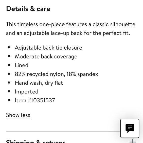 Andie “The Fiji” One piece Swimsuit - Picture 2 of 5